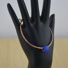 Load image into Gallery viewer, Copper Bangle w Bead
