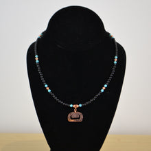 Load image into Gallery viewer, Copper Ovoid w Beads
