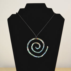 Abalone Spiral Necklace